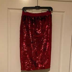 Sequin Skirt